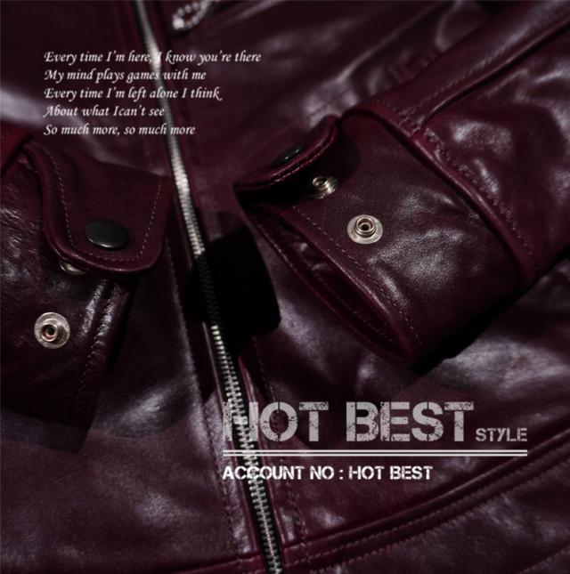 1.4mm ホースハイド 30年代スタイル シングルライダース レザージャケット トスカーナ植物鞣し革 馬革 Y142