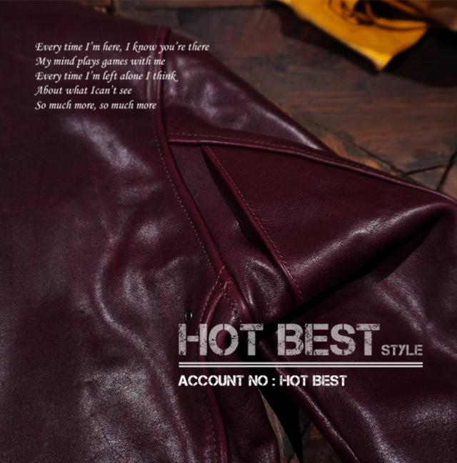 1.4mm ホースハイド 30年代スタイル シングルライダース レザージャケット トスカーナ植物鞣し革 馬革 Y142