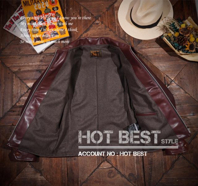 1.3mm ホースハイド 1930s トラッカースタイル シングルライダース メンズ 革ジャン レザージャケット 植物鞣し 馬革