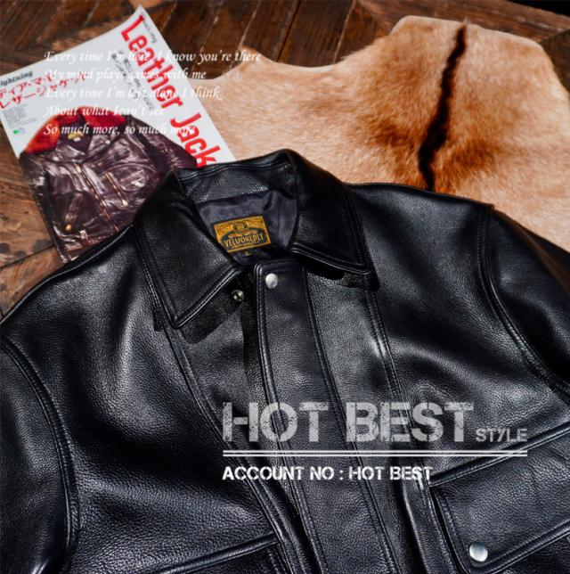 最高峰 1.5mm カウハイド 襟付き スポーツジャケット メンズ 革ジャン ボマーボンバー ライダース イタリアンレザー 牛革