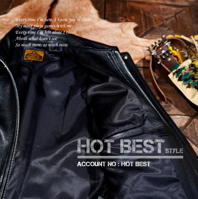 最高峰 1.5mm カウハイド 襟付き スポーツジャケット メンズ 革ジャン ボマーボンバー ライダース イタリアンレザー 牛革