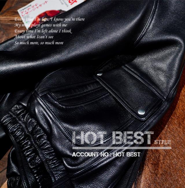 最高峰 1.5mm カウハイド 襟付き スポーツジャケット メンズ 革ジャン ボマーボンバー ライダース イタリアンレザー 牛革