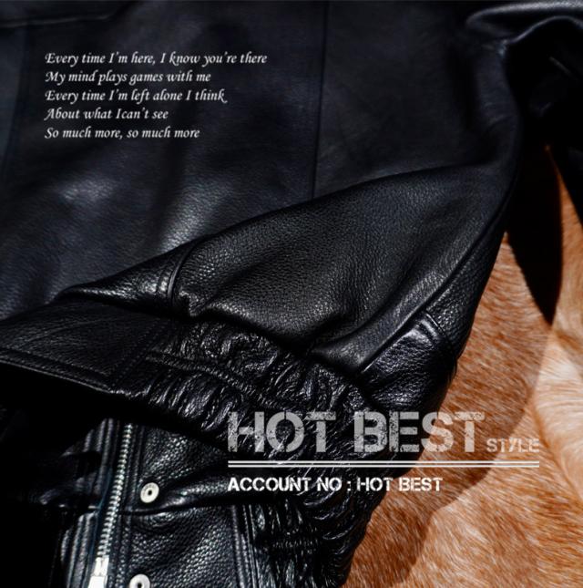 最高峰 1.5mm カウハイド 襟付き スポーツジャケット メンズ 革ジャン ボマーボンバー ライダース イタリアンレザー 牛革