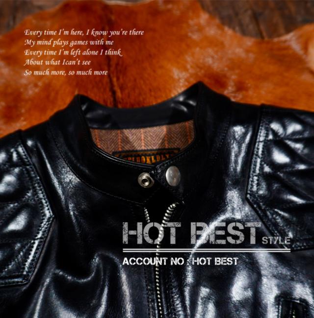 最高峰 1.5mm ホースハイド 50年代 パテッド シングルライダース レザージャケット PADDED タンニンなめし 馬革