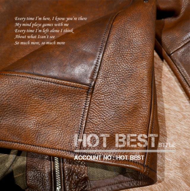 1.3mm カウハイド 60年代 カフェレーサー シングルライダース ウォッシュ加工 ヴィンテージ レザージャケット 植物鞣し 牛革