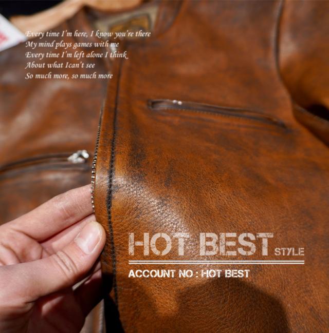 1.3mm カウハイド 60年代 カフェレーサー シングルライダース ウォッシュ加工 ヴィンテージ レザージャケット 植物鞣し 牛革