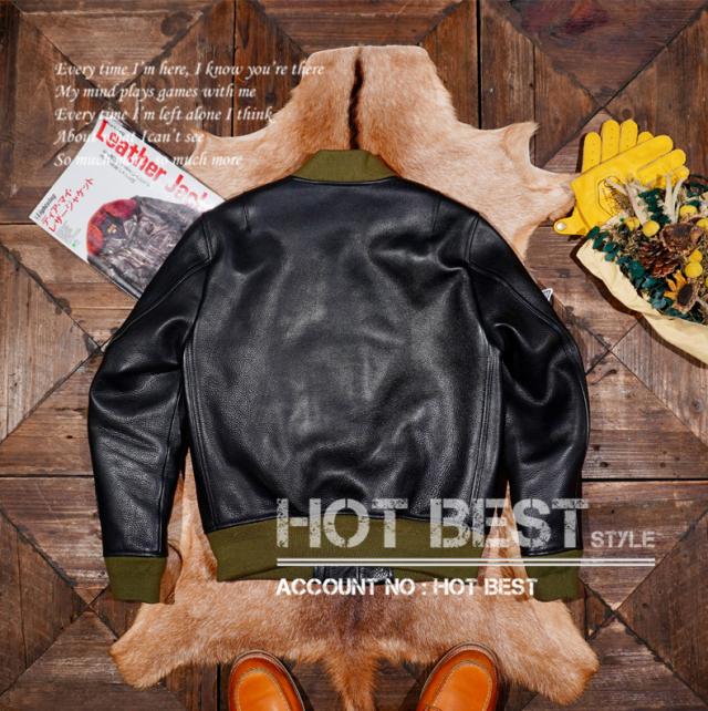 1.2mm カウハイド USAF TYPE MA-1 フライトジャケット ボマーボンバー タンニンなめし 牛革