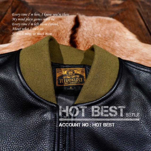 1.2mm カウハイド USAF TYPE MA-1 フライトジャケット ボマーボンバー タンニンなめし 牛革