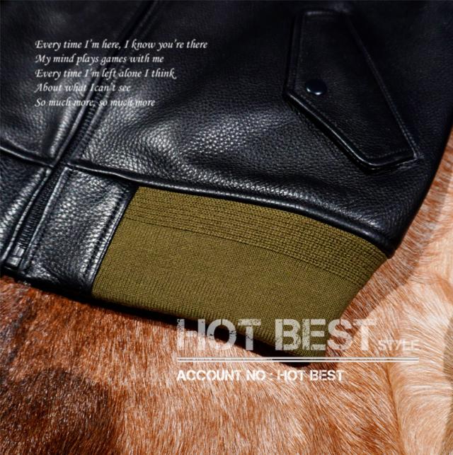 1.2mm カウハイド USAF TYPE MA-1 フライトジャケット ボマーボンバー タンニンなめし 牛革