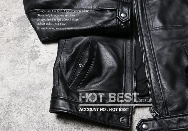 1.0mm ゴートスキン 襟付き スポーツジャケット メンズ 革ジャン ボマーボンバー ライダース イタリアンレザー 山羊革