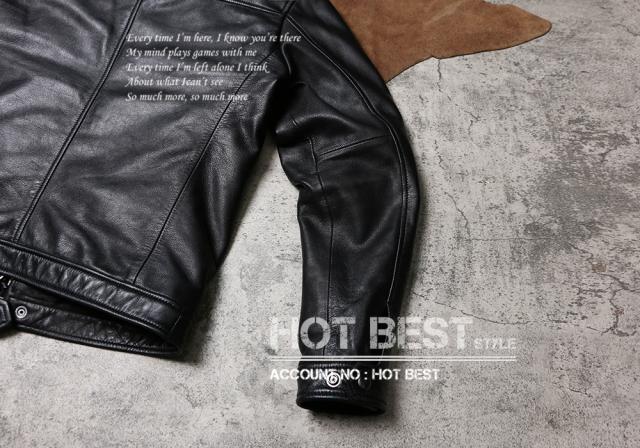 1.0mm ゴートスキン 襟付き スポーツジャケット メンズ 革ジャン ボマーボンバー ライダース イタリアンレザー 山羊革