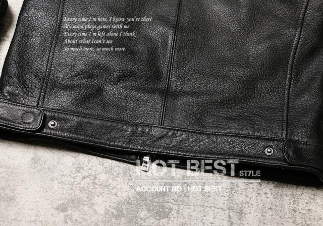 1.0mm ゴートスキン 復刻30年代スタイル メンズ 革ジャン シングルライダース レザージャケット 山羊革