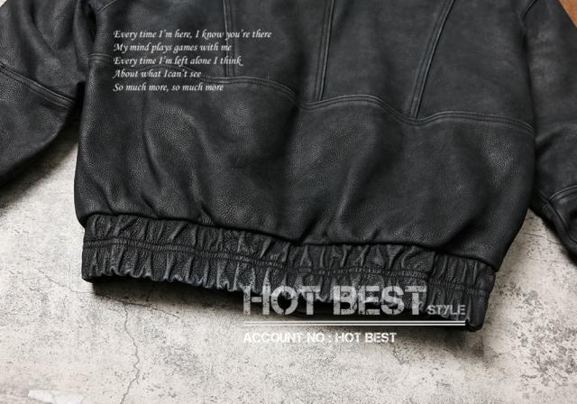 1.3mm カウハイド 復刻30年代スタイル ウォッシュ加工 ヴィンテージ シングルライダース メンズ 革ジャン レザージャケット 牛革