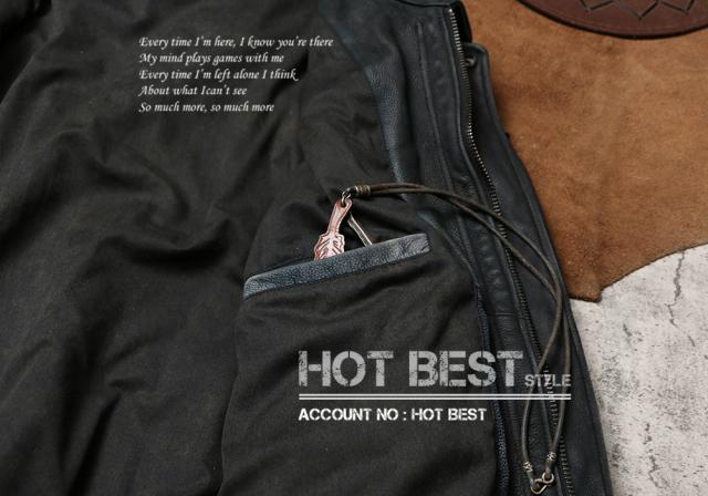 1.3mm カウハイド 復刻30年代スタイル ウォッシュ加工 ヴィンテージ シングルライダース メンズ 革ジャン レザージャケット 牛革