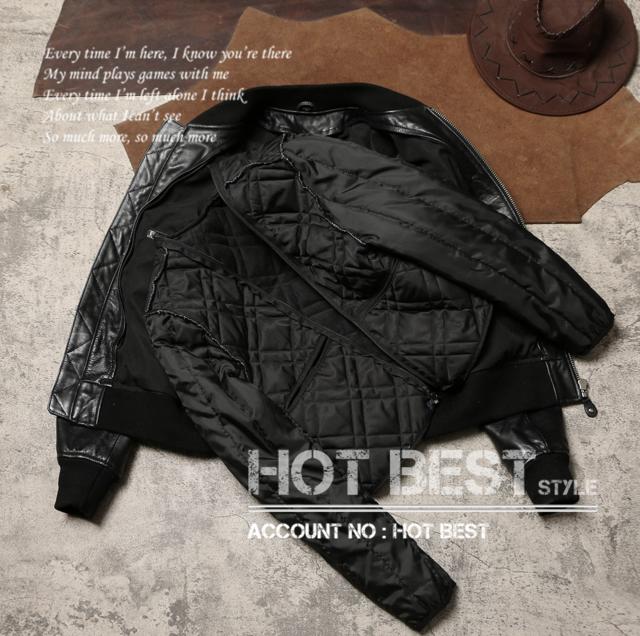 1.0mm ゴートスキン メンズ USAAF TYPE MA-1 フライトジャケット 革ジャン ボマーボンバー レザー 山羊革