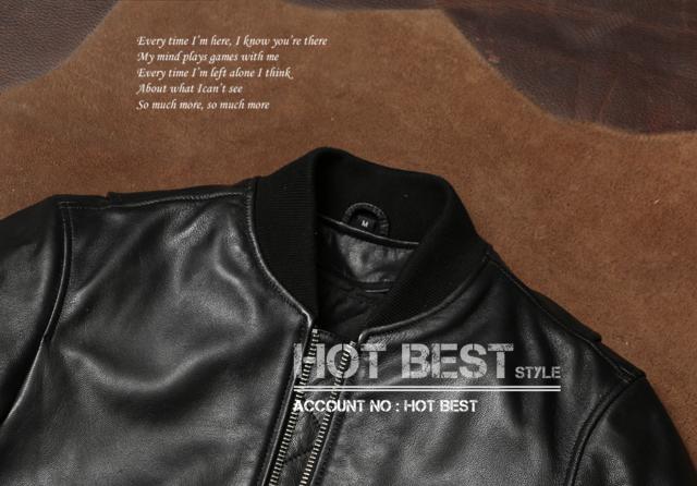 1.0mm ゴートスキン メンズ USAAF TYPE MA-1 フライトジャケット 革ジャン ボマーボンバー レザー 山羊革