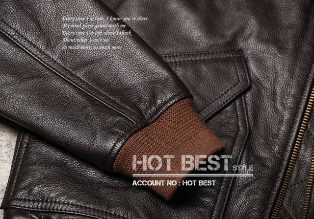 1.0mm カウハイド CWU 45P ミリタリー US フライトジャケット メンズ 革ジャンMA-1 軽量 イタリアンレザー 牛革