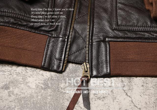 1.0mm カウハイド CWU 45P ミリタリー US フライトジャケット メンズ 革ジャンMA-1 軽量 イタリアンレザー 牛革