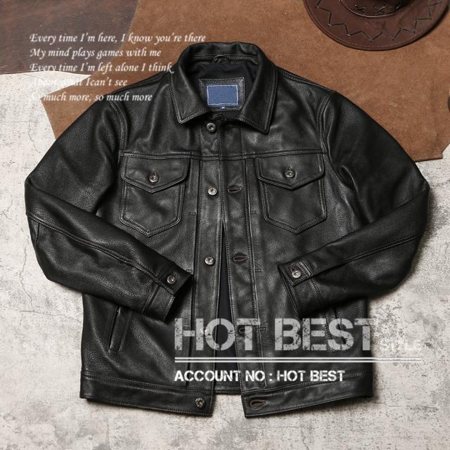 1.0mm ゴートスキン サードタイプ Gジャン ライダース メンズ 革ジャン レザージャケット  557 3rd Type 山羊革