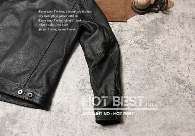 1.0mm ゴートスキン サードタイプ Gジャン ライダース メンズ 革ジャン レザージャケット  557 3rd Type 山羊革