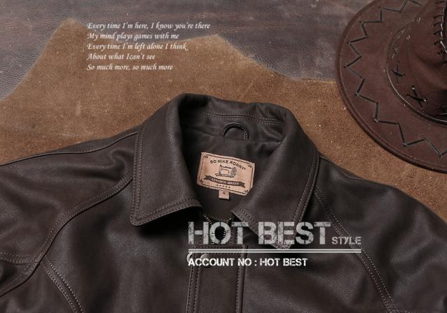 1.0mm カウハイド 復刻30年代スタイル レトロ シングルライダース ゆったりめ メンズ 革ジャン レザージャケット 染料仕上げ 牛革