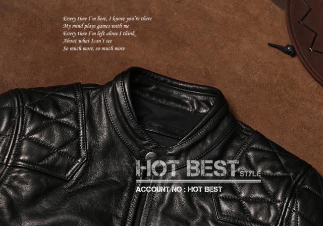 1.2mm カウハイド 50年代パテッド シングルライダース メンズ 革ジャン レザージャケット PADDED タンニンなめし 牛革