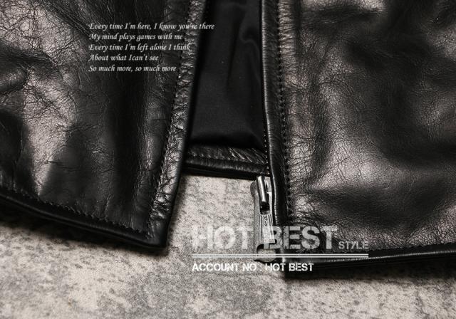 1.2mm カウハイド 50年代パテッド シングルライダース メンズ 革ジャン レザージャケット PADDED タンニンなめし 牛革