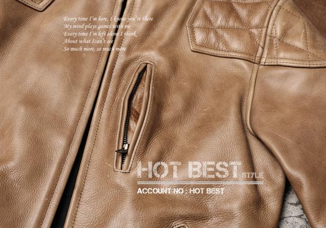 1.2mm カウハイド 50年代 パテッド シングルライダース メンズ 革ジャン レザージャケット PADDED タンニンなめし 牛革