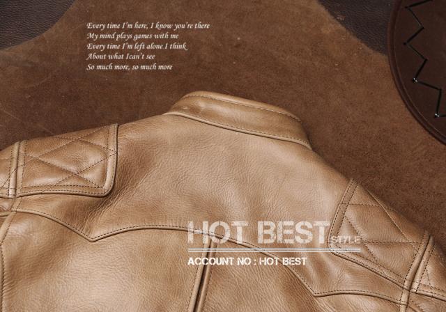 1.2mm カウハイド 50年代 パテッド シングルライダース メンズ 革ジャン レザージャケット PADDED タンニンなめし 牛革