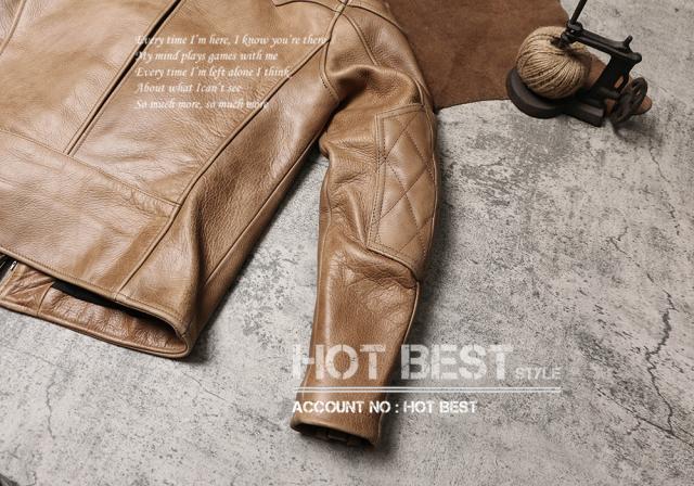 1.2mm カウハイド 50年代 パテッド シングルライダース メンズ 革ジャン レザージャケット PADDED タンニンなめし 牛革