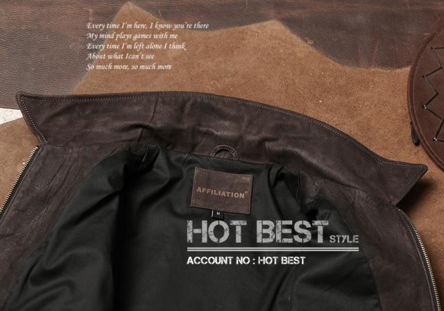 0.8mm ゴートスキン 30年代スタイル シングルライダース メンズ 革ジャン レザージャケット ワックスレザー 山羊革