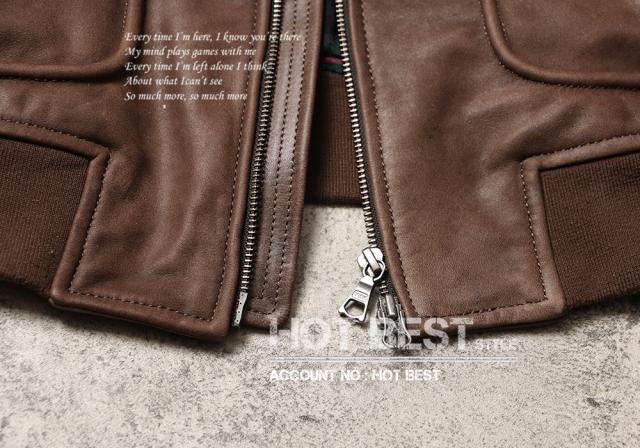 1.2mm カウハイド 復刻30年代 USAF TYPE A-2 デザイナーズ メンズ 革ジャン フライトジャケット タンニンなめし 染料仕上げ 牛革