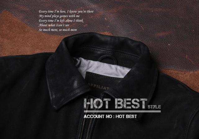 1.2mm カウハイド 復刻30年代 USAF TYPE A-2 デザイナーズ メンズ 革ジャン フライトジャケット タンニンなめし 染料仕上げ 牛革