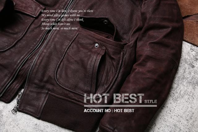 0.9mm ゴートスキン 復刻30年代 USAF TYPE A-2 デザイナーズ メンズ 革ジャン フライトジャケット タンニンなめし 染料仕上げ 山羊革