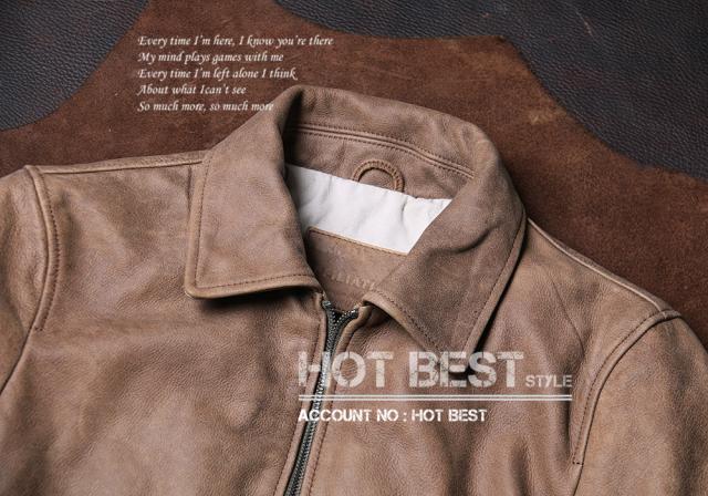 1.2mm カウハイド 復刻30年代 USAF TYPE A-2 デザイナーズ メンズ 革ジャン フライトジャケット タンニンなめし 染料仕上げ 牛革