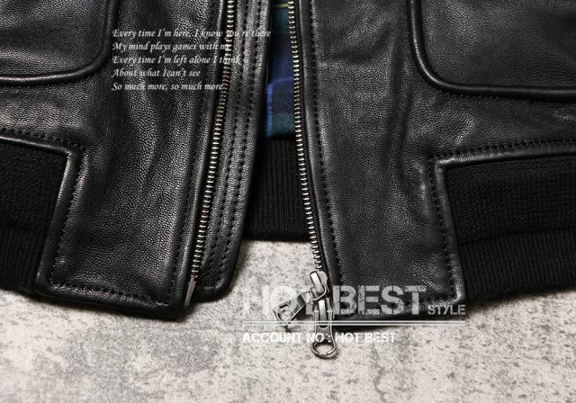 0.9mm ゴートスキン 復刻30年代 USAF TYPE A-2 デザイナーズ メンズ 革ジャン フライトジャケット タンニンなめし 染料仕上げ 山羊革