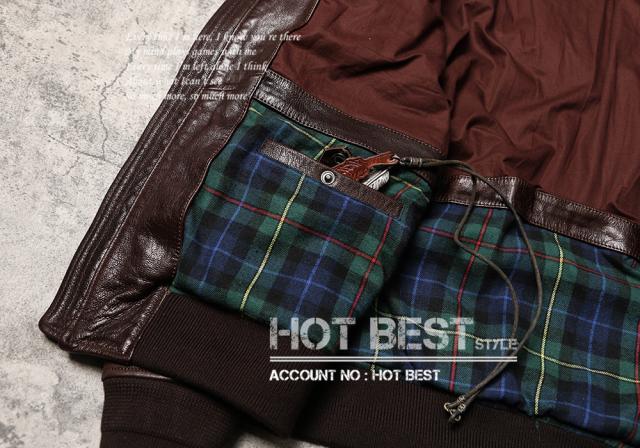 0.9mm ゴートスキン 復刻30年代 USAF TYPE A-2 デザイナーズ メンズ 革ジャン フライトジャケット タンニンなめし 染料仕上げ 山羊革