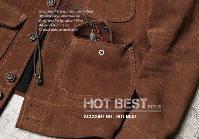 1.2mm カウスエード 復刻20年代 A-1タイプ コサックスポーツジャケット メンズ 革ジャン ボマー ボンバー フライト イタリアンレザー 牛革