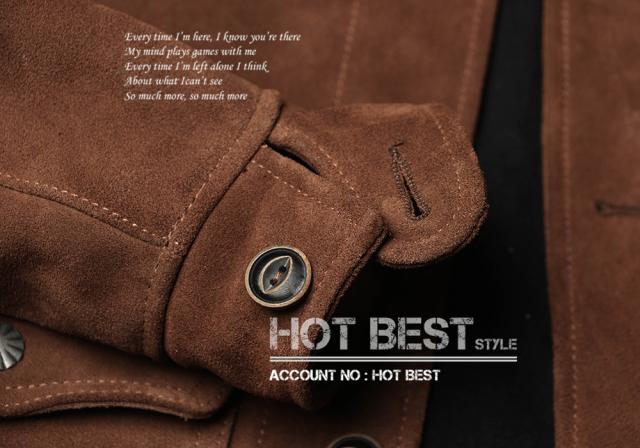 1.2mm カウスエード 復刻20年代 A-1タイプ コサックスポーツジャケット メンズ 革ジャン ボマー ボンバー フライト イタリアンレザー 牛革