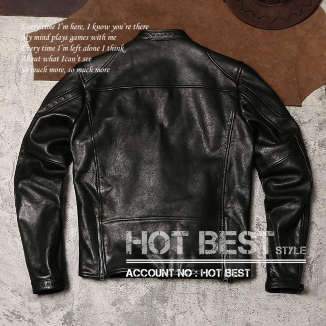 1.2mm カウハイド スタンダードスタイル シングルライダース レザージャケット イタリアンレザー 牛革