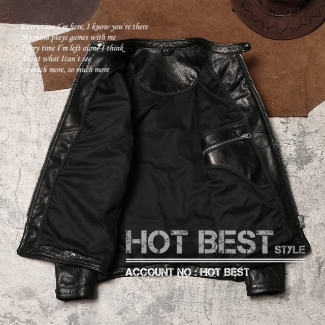 1.2mm カウハイド スタンダードスタイル シングルライダース レザージャケット イタリアンレザー 牛革