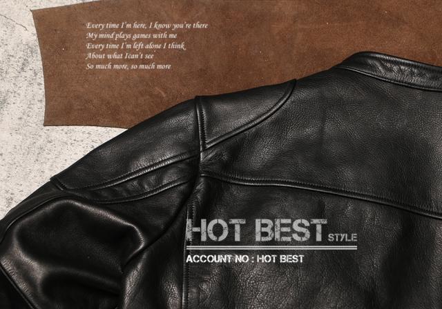 1.2mm カウハイド スタンダードスタイル シングルライダース レザージャケット イタリアンレザー 牛革