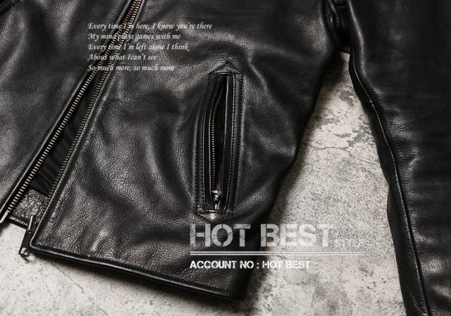 1.2mm カウハイド スタンドカラー シングルライダース メンズ 革ジャン レザージャケット イタリアンレザー 牛革