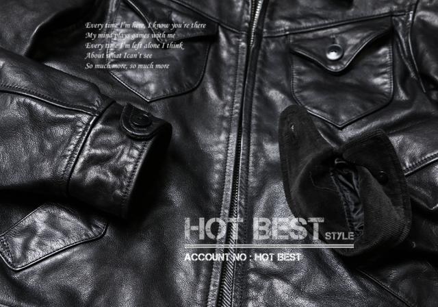 1.2mm カウハイド 復刻40年代 アビエイタースタイル メンズ 革ジャン レザージャケット オイルワックスレザー 牛革