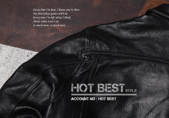 1.0mm ゴートスキン サードタイプ Gジャン ライダース メンズ 革ジャン レザージャケット 557 3rd Type ワックスレザー 山羊革