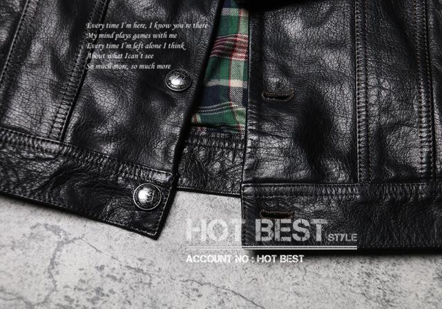 1.0mm ゴートスキン サードタイプ Gジャン ライダース メンズ 革ジャン レザージャケット 557 3rd Type ワックスレザー 山羊革