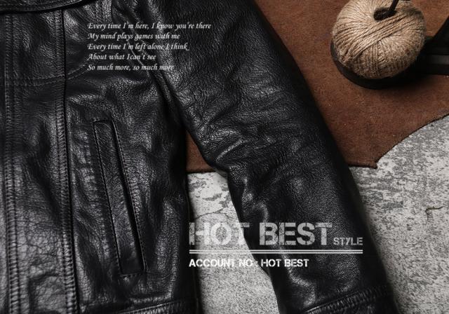 1.0mm ゴートスキン サードタイプ Gジャン ライダース メンズ 革ジャン レザージャケット 557 3rd Type ワックスレザー 山羊革