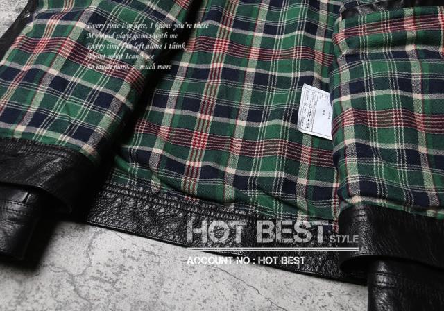 1.0mm ゴートスキン サードタイプ Gジャン ライダース メンズ 革ジャン レザージャケット 557 3rd Type ワックスレザー 山羊革