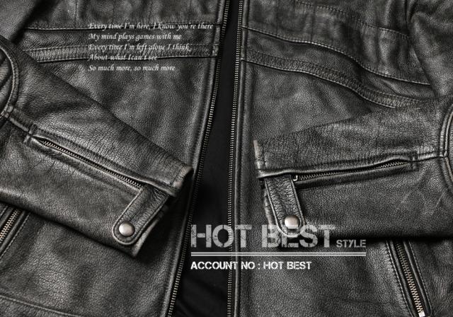 1.1mm 復刻30年代スタイル シングルライダース メンズ 革ジャン デザイナーズ レザージャケット ウォッシュ加工 ヴィンテージ 牛革