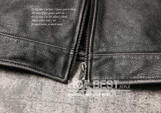 1.1mm 復刻30年代スタイル シングルライダース メンズ 革ジャン デザイナーズ レザージャケット ウォッシュ加工 ヴィンテージ 牛革